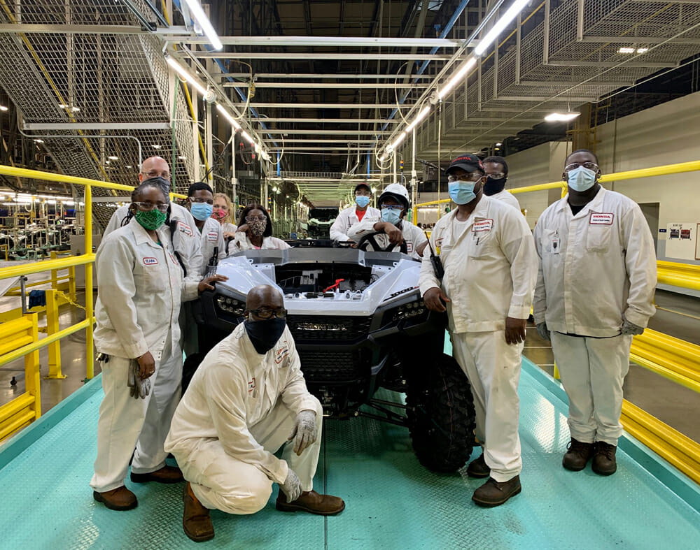 Honda South Carolina Produces 300,000th Side-by-Side - UTV News