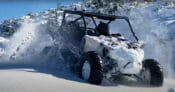 System 3 Off-Road SS360 UTV Sand Tire in snow